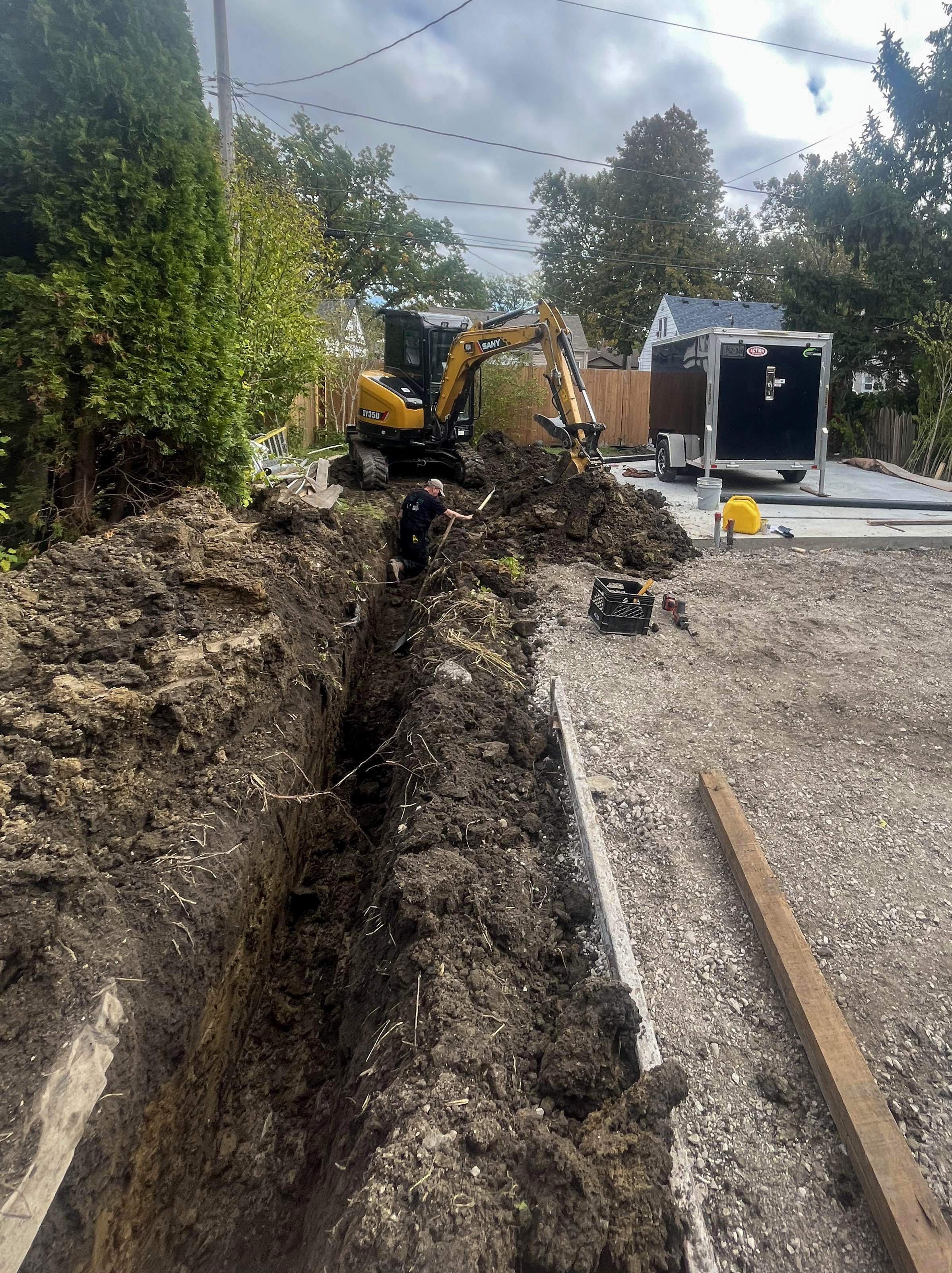 Legacy Exteriors excavation services