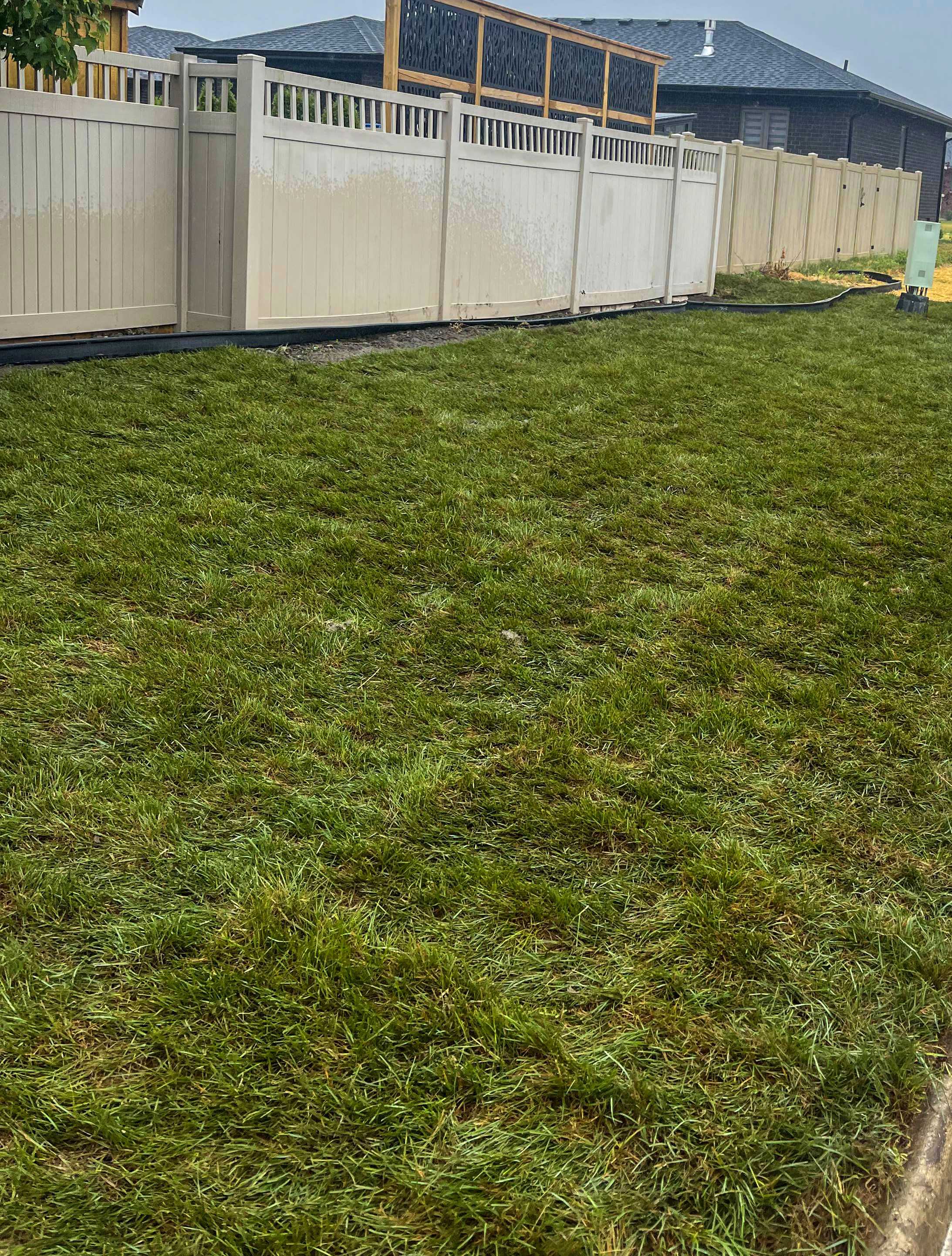 Landscape grading and preparation